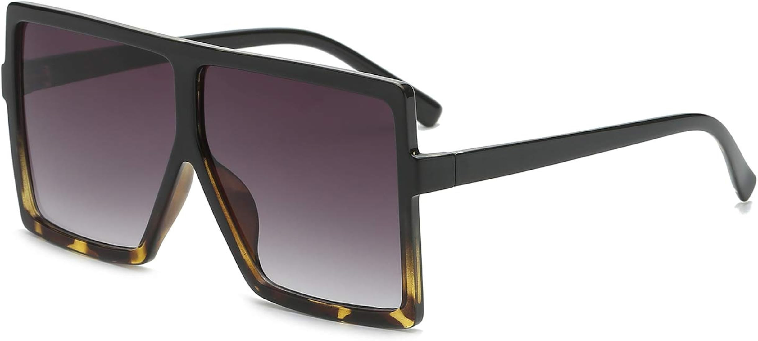 GRFISIA Square Oversized Sunglasses for Women Men Flat Top Fashion Shades | Amazon (US)