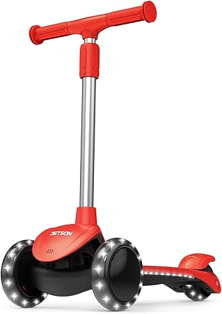 Jetson Lumi 3 Wheel Light-Up Kick Scooter - Max Grip Light Up Deck and PVC Wheels- Adjustable Hei... | Amazon (US)