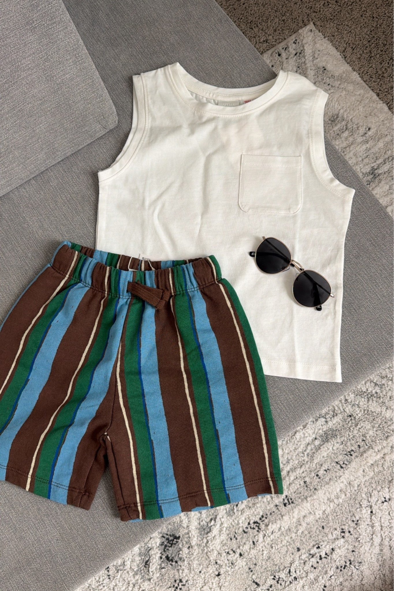 Zara outfit (unable to link) similar finds! 

#zarakids #zara #toddlerboyoutfits #toddlerstyle #toddlers #stripedshorts #toddlerfinds #toddlerstyleideas #toddlermom

#LTKBaby #LTKKids #LTKootd