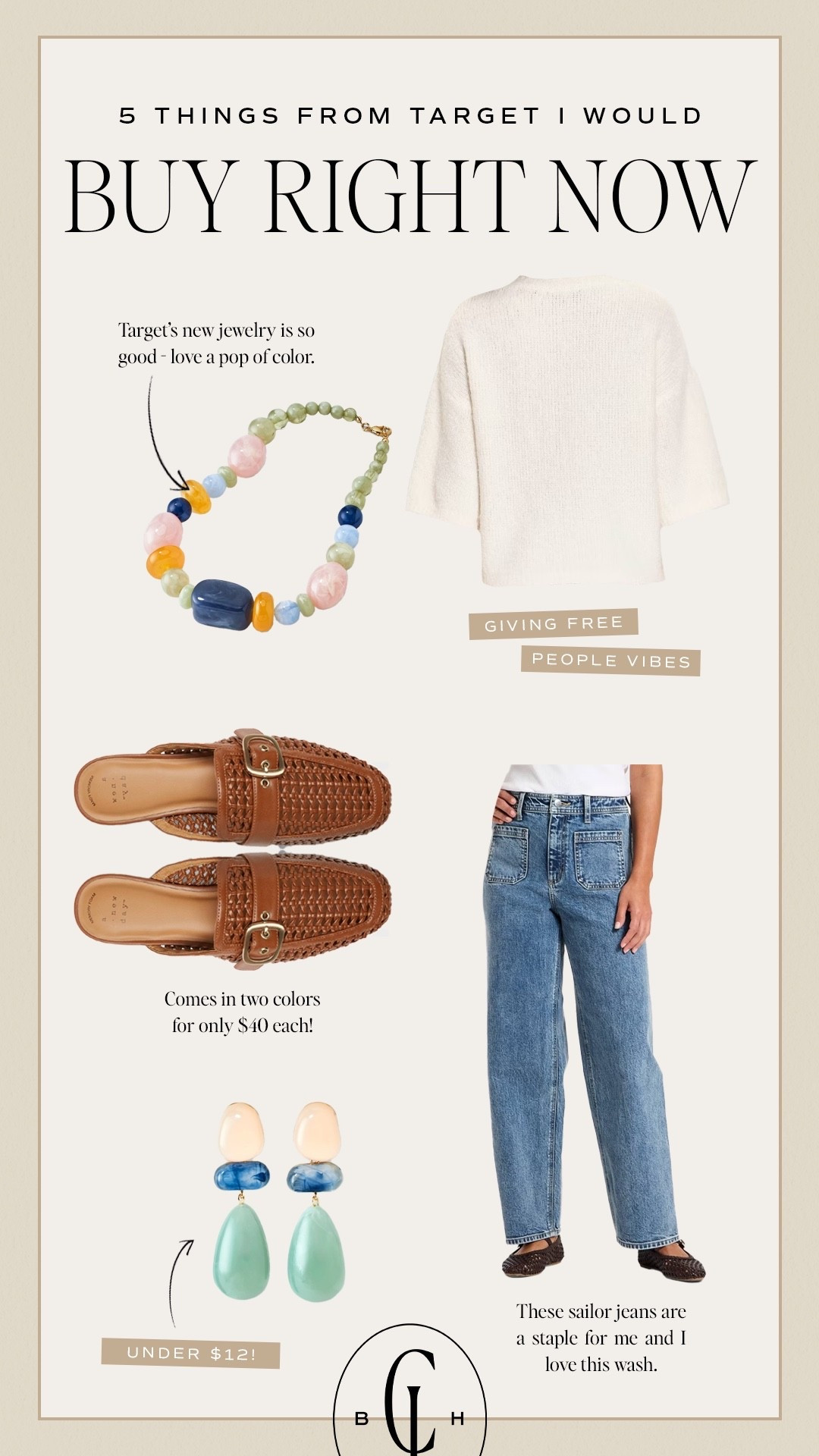 5 things I would buy from @Target right now 👀
Spring basics, comfy staples, and a few really good finds — all budget-friendly. Linked for you ✨

#TargetStyle #LTKfinds #SpringShopping #StyleOnABudget

#LTKSeasonal