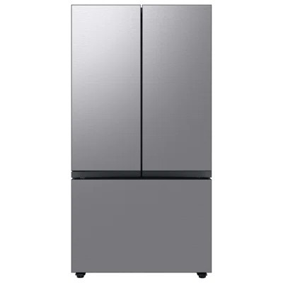 Samsung Bespoke White Glass Kitchen Package with Bespoke Counter Depth 24 cu. ft. 3-Door French Door Refrigerator and Gas Range | Wayfair North America