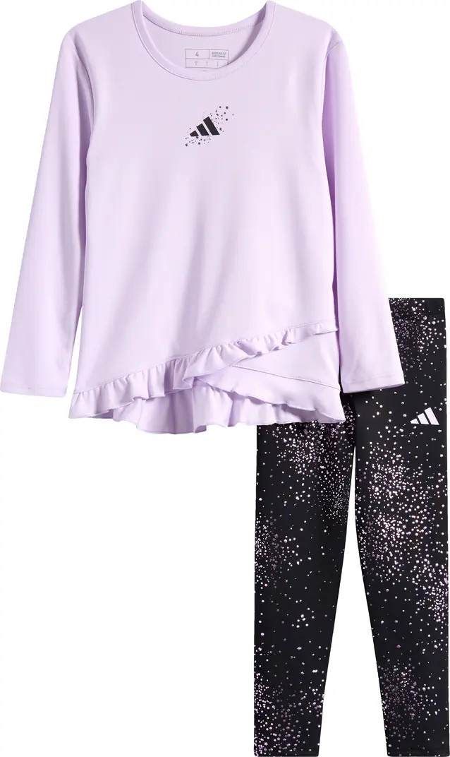 adidas Kids' Crossover Long Sleeve Top & Leggings Set | Nordstromrack | Nordstrom Rack
