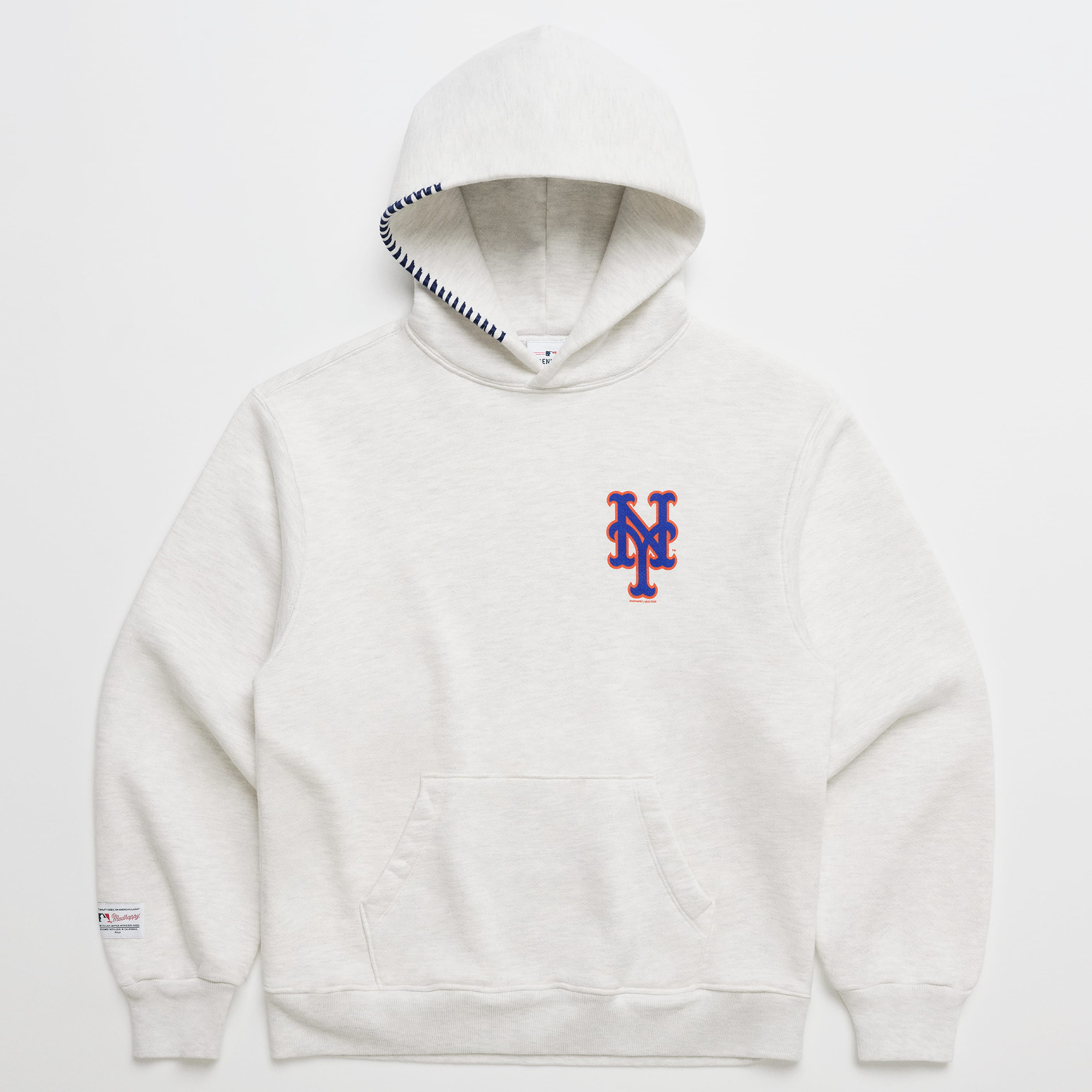 Unisex Madhappy & New York Mets™ Heather Gray Heavyweight Fleece Hoodie | Fanatics