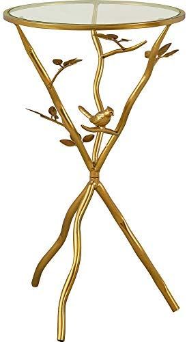 FirsTime & Co. Gold Bird and Branches Outdoor Tripod Table, American Crafted, Metallic Gold, 14 x... | Amazon (US)