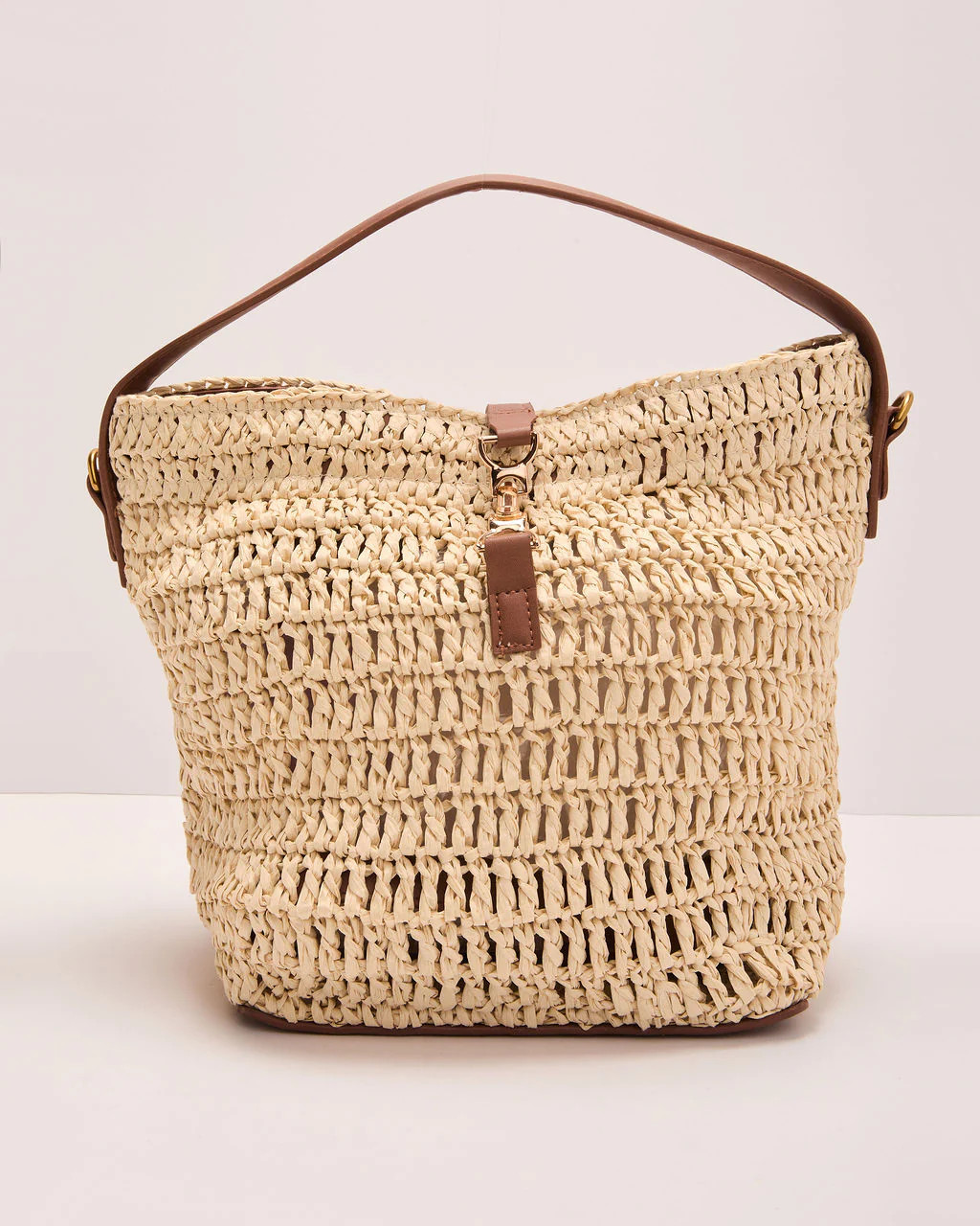 Sunny Bliss Straw Bucket Bag | VICI