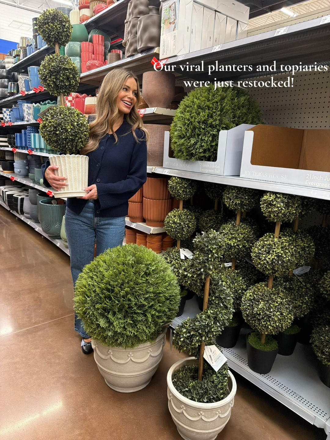 Love seeing our viral planters and topiaries in stores!  

 #LTKSeasonal #LTKHome