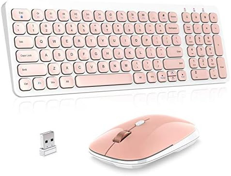 Wireless Keyboard Mouse Combo, cimetech Compact Full Size Wireless Keyboard and Mouse Set Less No... | Amazon (US)