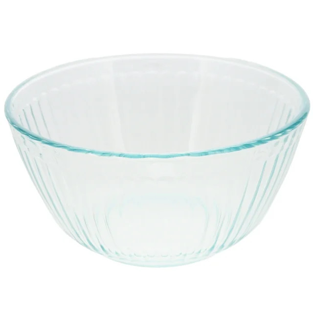 Pyrex 7402 6-Cup Sculpted Clear Glass Mixing Bowl - Walmart.com | Walmart (US)