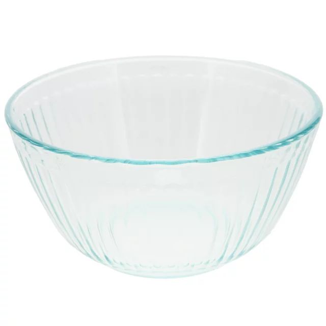 Pyrex 7402 6-Cup Sculpted Clear Glass Mixing Bowl - Walmart.com | Walmart (US)