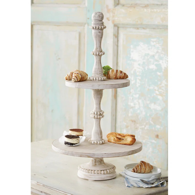 Wood Server Tiered Stand | Wayfair North America