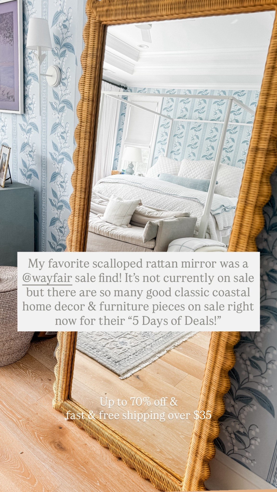 @wayfair 5 days of deals! Classic coastal home decor & furniture up to 70% off and fast & free shipping over $35 #wayfair partner #ad

#LTKHome