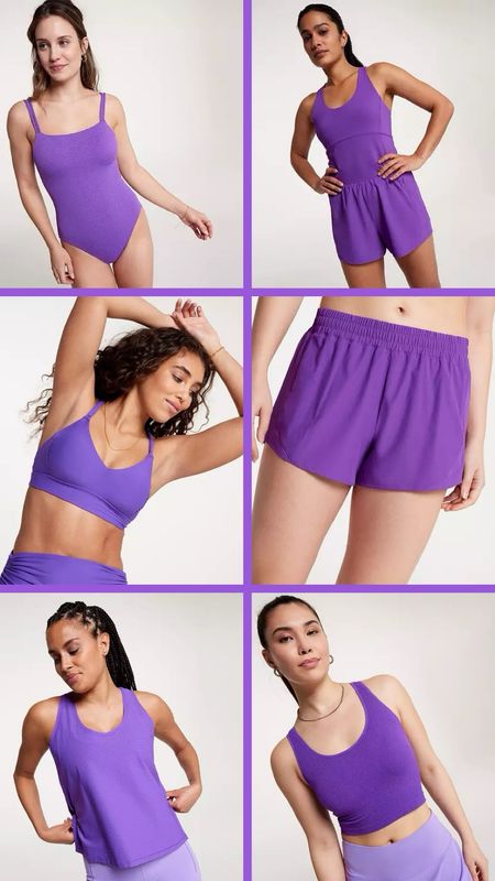Obsessed with this new purple!!! Swimwear to activewear!!! #hocspring 

#LTKstyletip #LTKswim #LTKsalealert