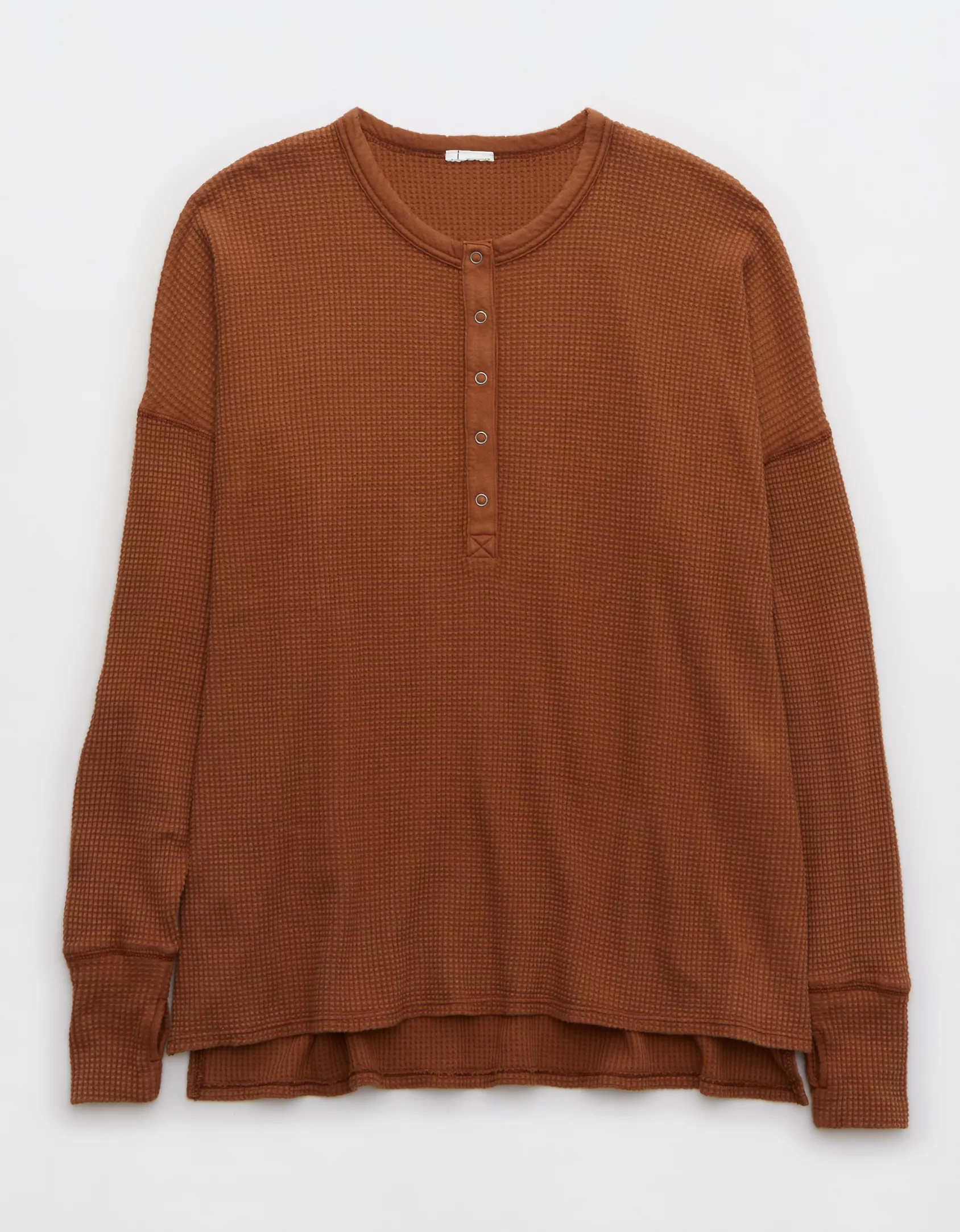 OFFLINE By Aerie Wow! Waffle Henley T-Shirt | Aerie