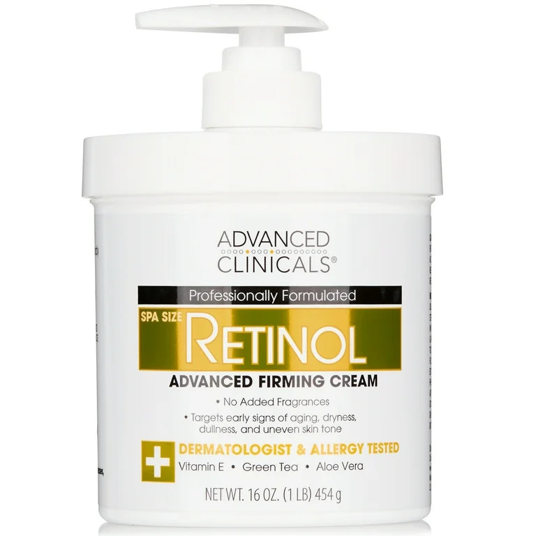 Advanced Clinicals Retinol Body Lotion, 16oz | Walmart (US)