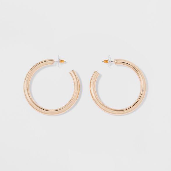 Thick Hoop Earrings - A New Day™ | Target