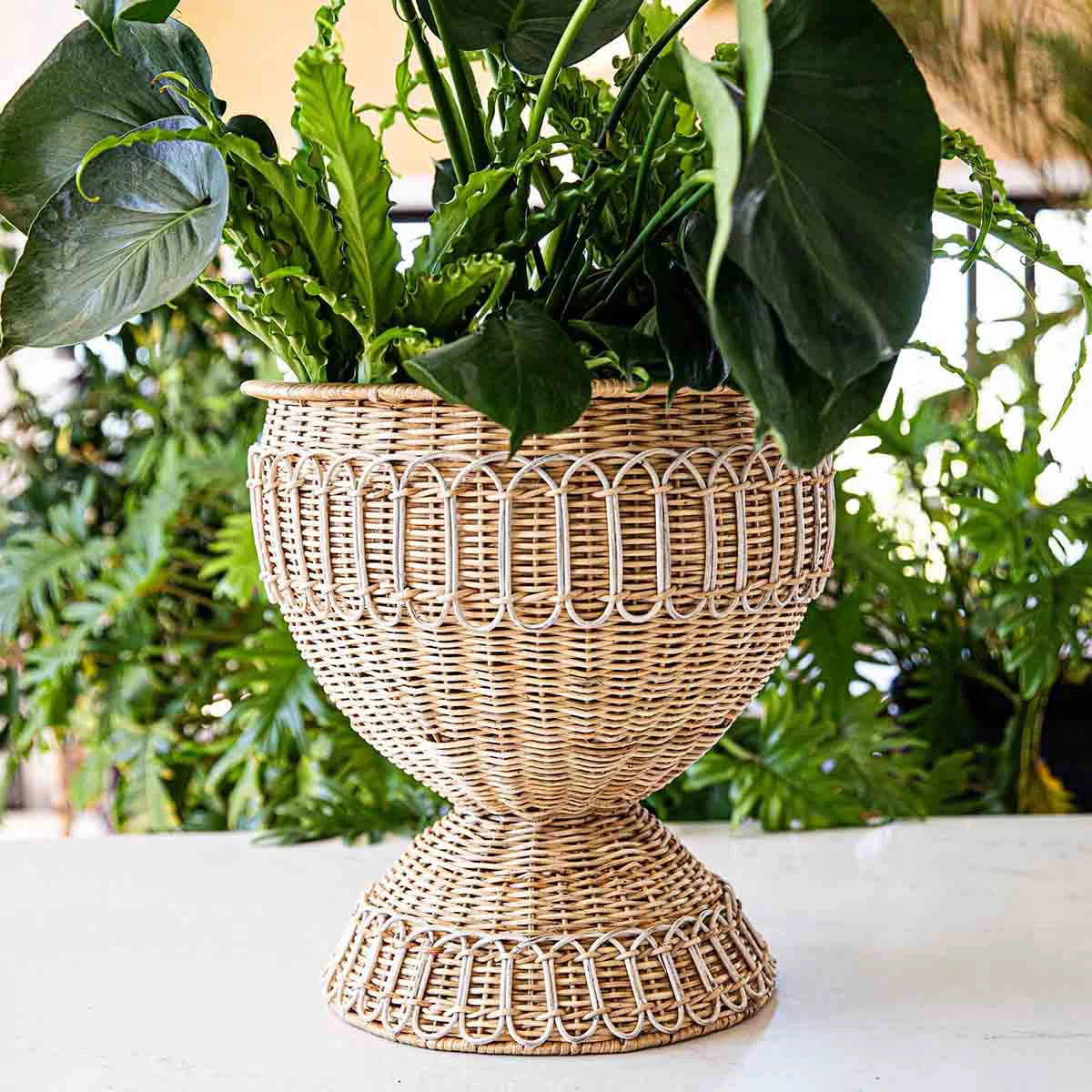 Provence Rattan Medium Urn | Wayfair North America
