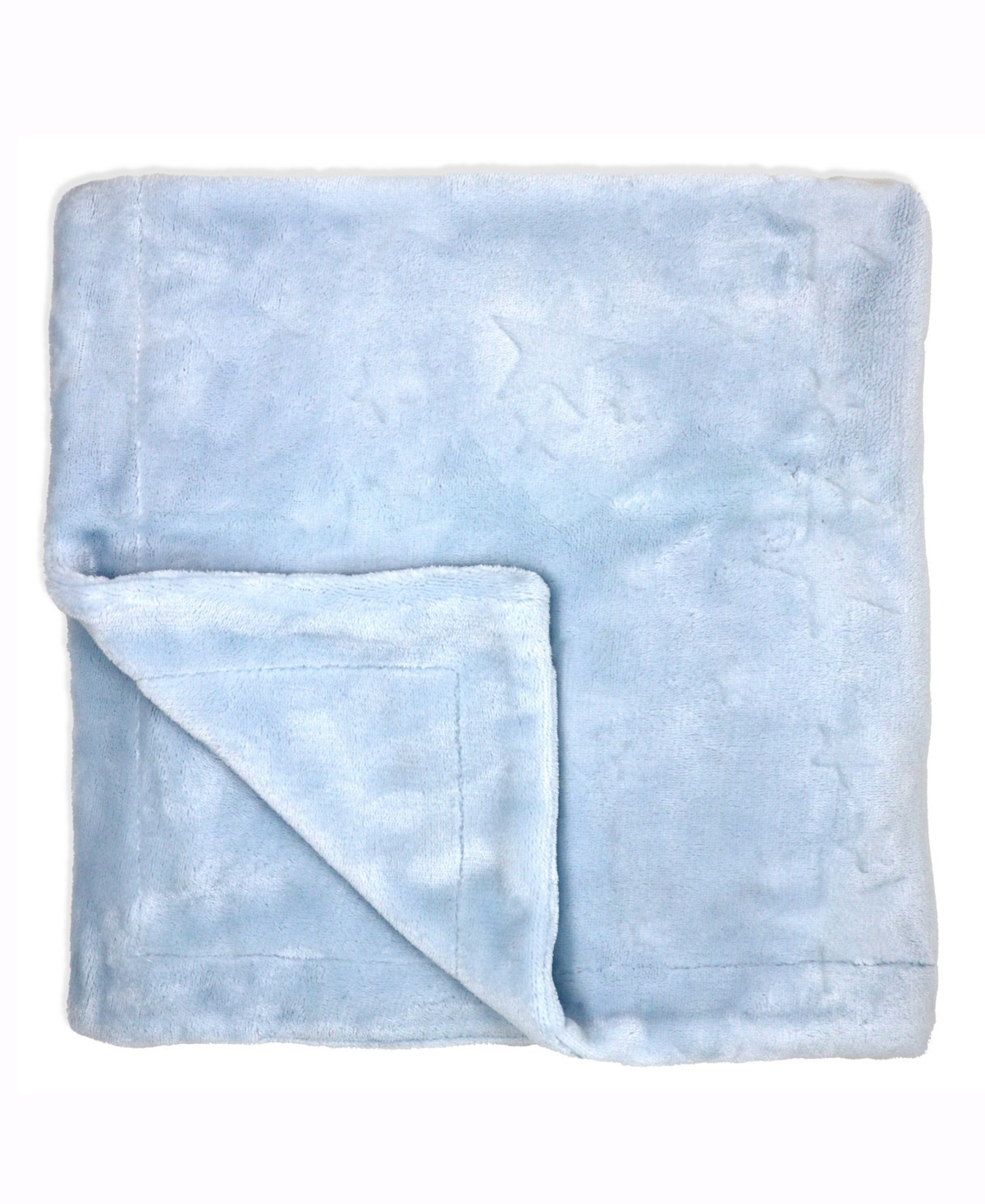 Amor Bebe Baby Boys Luxury Sculpted Fleece Blanket - Baby Blue | Macy's