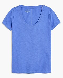 Cotton scoopneck tee | J.Crew Factory