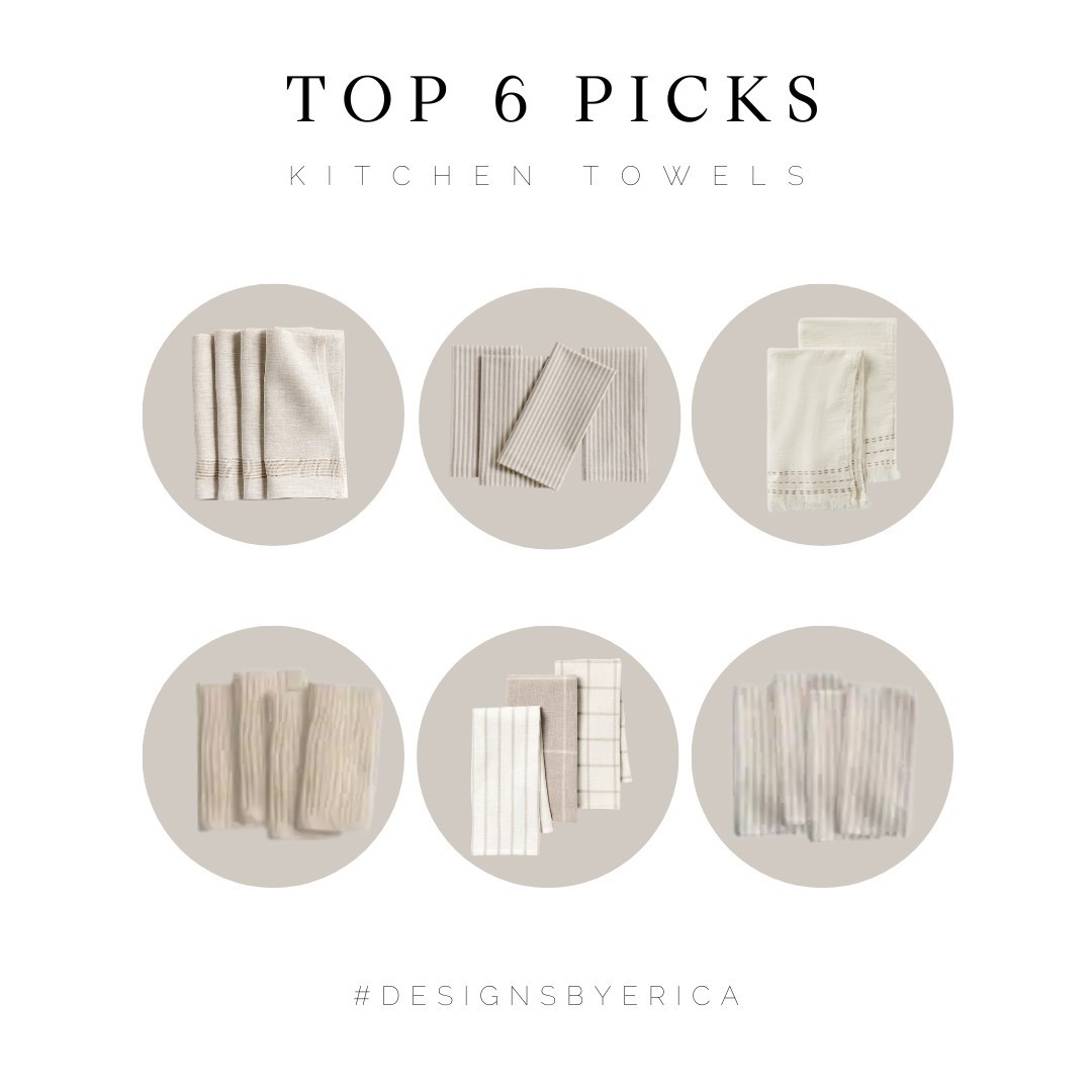 ✨ Top 6 Kitchen Towels You Need in Your Life! ✨

Who says kitchen towels have to be boring? 🤔 After testing and brainstorming (and a little bit of spilling coffee 😂), we’ve rounded up our Top 6 Kitchen Towels that combine style and function in the most dreamy neutral tones. From creamy whites to soft grays, these towels will elevate your kitchen while keeping it mess-free.

Why You’ll Love Them:

Super absorbent & quick-drying 💧

Aesthetically pleasing (goodbye, boring towels!) 😍

Soft enough for delicate dishes but tough enough for tough messes 💪

Our favorites? You won’t believe how versatile these beauties are! Whether you’re whipping up a feast or just want a pop of style in your kitchen, these towels will not disappoint.

👉 Save this list to find your perfect kitchen towel, and don’t forget to share it with your friends—because who doesn't need a kitchen upgrade? 🙌

#KitchenEssentials #NeutralTones #HomeStyle #KitchenUpgrade #MustHaveTowels #HomeInspo

#LTKSaleAlert #LTKSeasonal #LTKHome