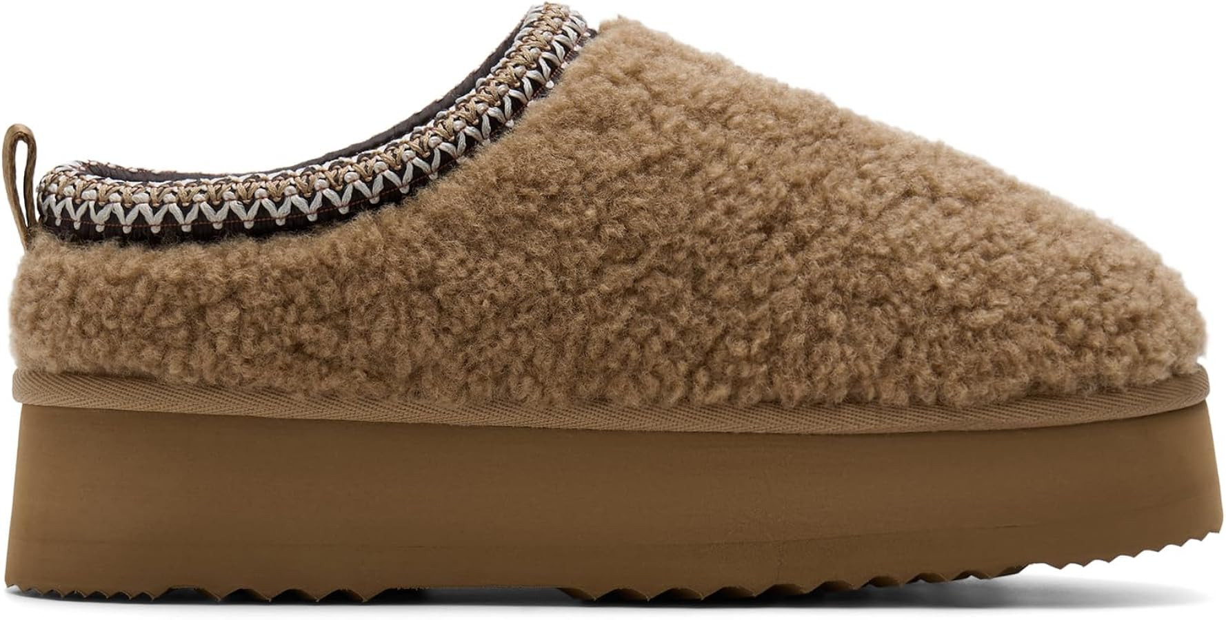 OXSTAR Genuine Leather Platform Slipper Memory Foam Ankle Snow Boots | Amazon (US)