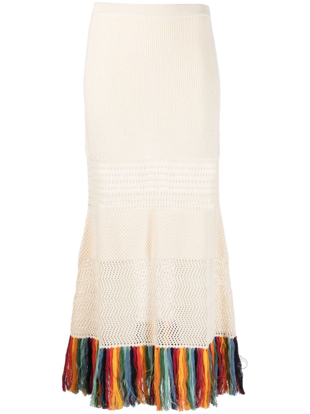 Casisa open-knit skirt | Farfetch Global