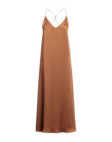 The Nina Studio Woman Midi dress Brown Size L Polyester | YOOX (US)