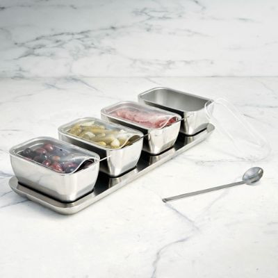 Super Chill Insulated Condiment Server & Lids for Indoor/Outdoor Buffets | Frontgate