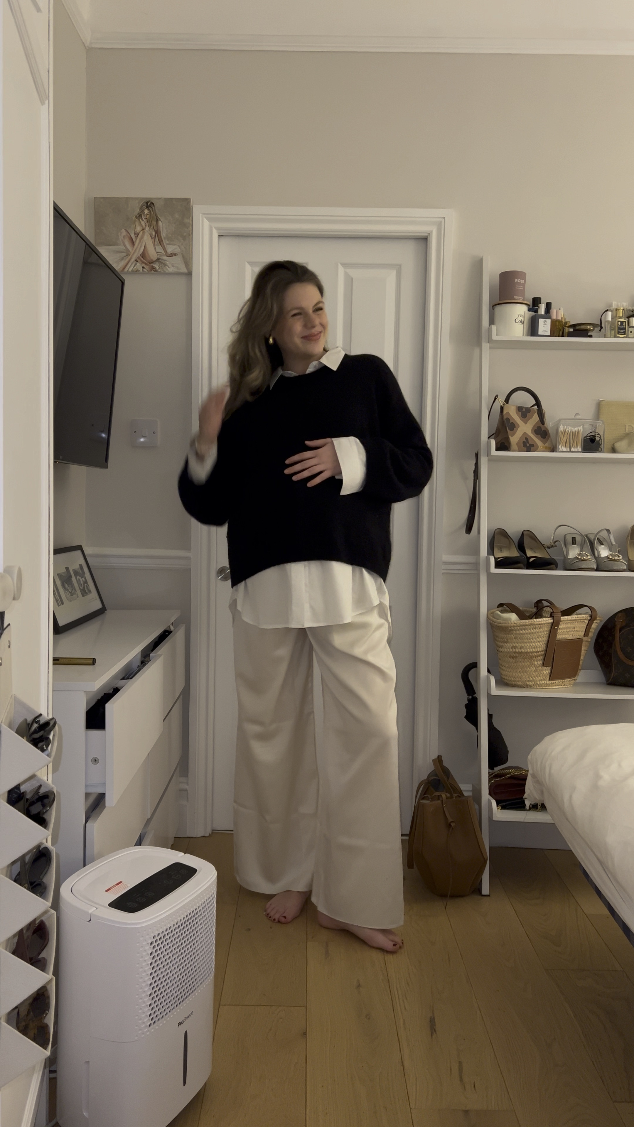 HPH outfit at 40 weeks pregnant - bump and bloat friendly!

#LTKbump #LTKmidsize #LTKSeasonal