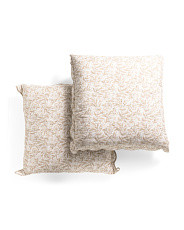 Set Of 2 Scallop Edge Euro Shams | TJ Maxx