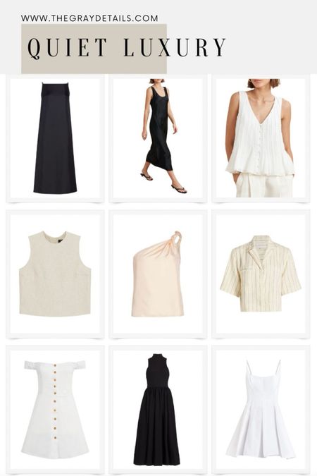 The perfect classic summer staples to create a quiet luxury outfit for your summer vacation or European outfit

Italy vacation
Italy outfit 
Paris outfit
Paris vacation 
Summer dress 
Saks outfit 

#LTKTravel #LTKParties #LTKStyleTip