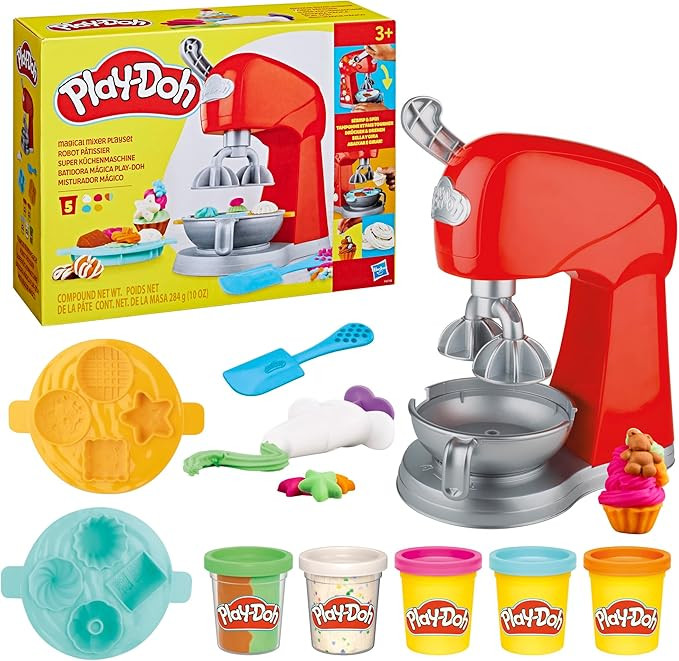 Play-Doh Kitchen Creations Magical Mixer Playset, Toy Mixer with Play Kitchen Accessories, Arts a... | Amazon (US)
