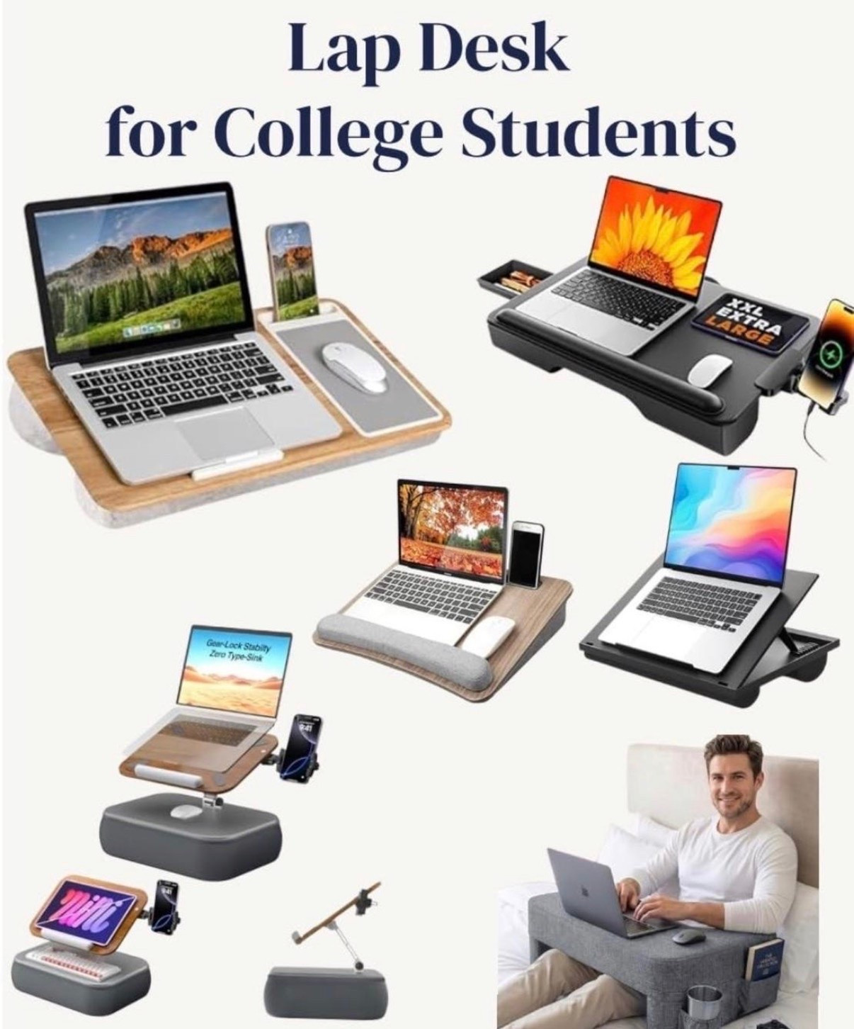 Study, stream, or work from anywhere. A lap desk gives college students a stable workspace in bed, on the couch, or anywhere in the dorm. We've rounded up our favorite styles with phone holders, device ledges, storage compartments, and cushioned bases to make studying more comfortable. Lap desk, dorm study essentials, college dorm must-haves, dorm desk alternative, laptop desk, dorm room essentials.

#LTKU #LTKHome
