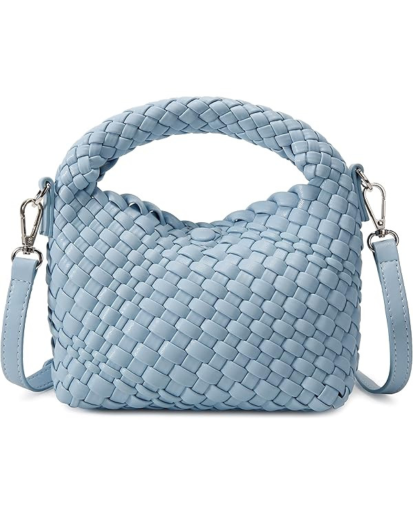 Fashion Small Woven Bag for Women, Handmade MINI HOBO Tote Bag Crossbody Handbag Travel Summer Be... | Amazon (US)