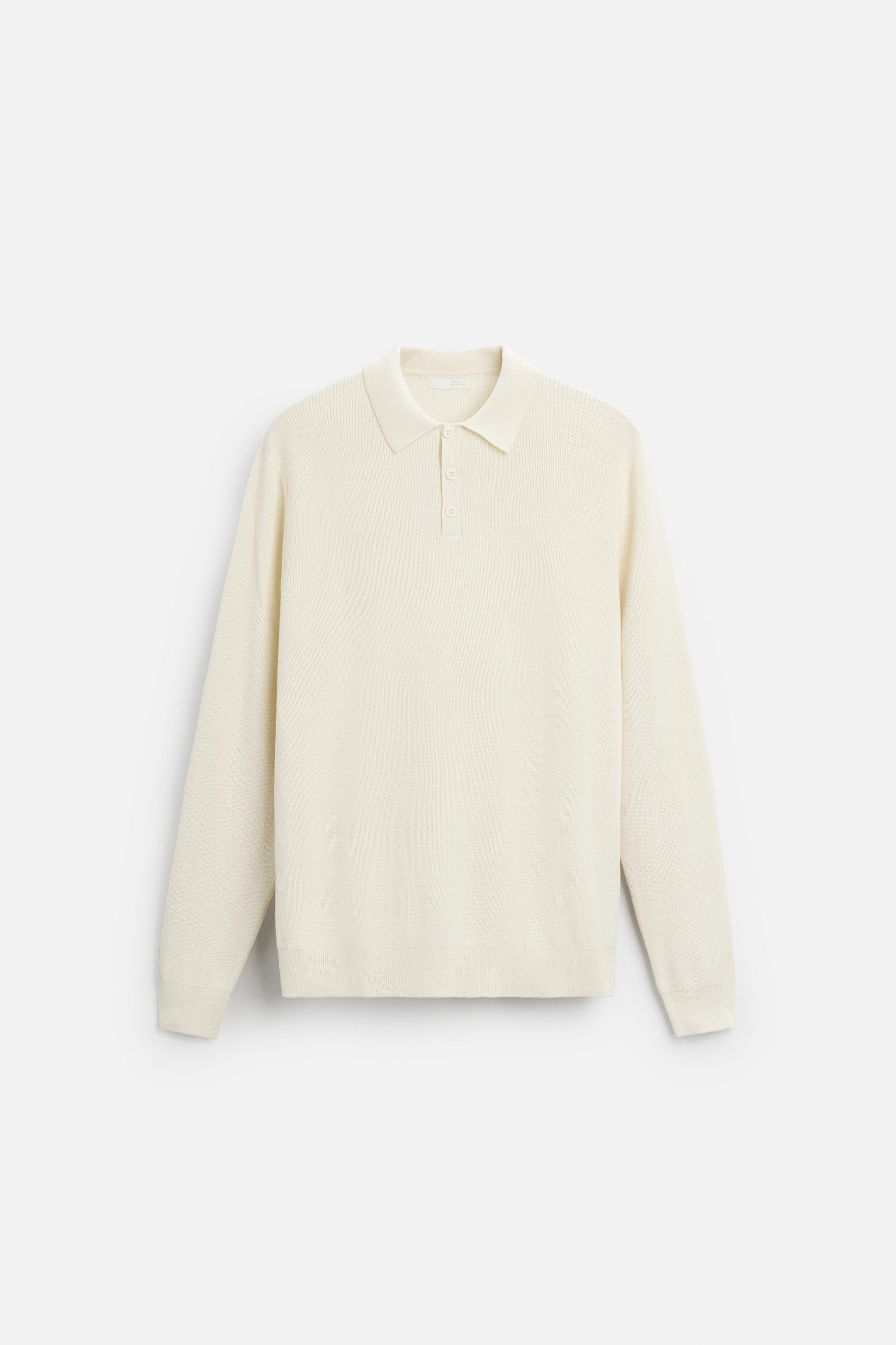 PEARL KNIT POLO SHIRT | Zara UK