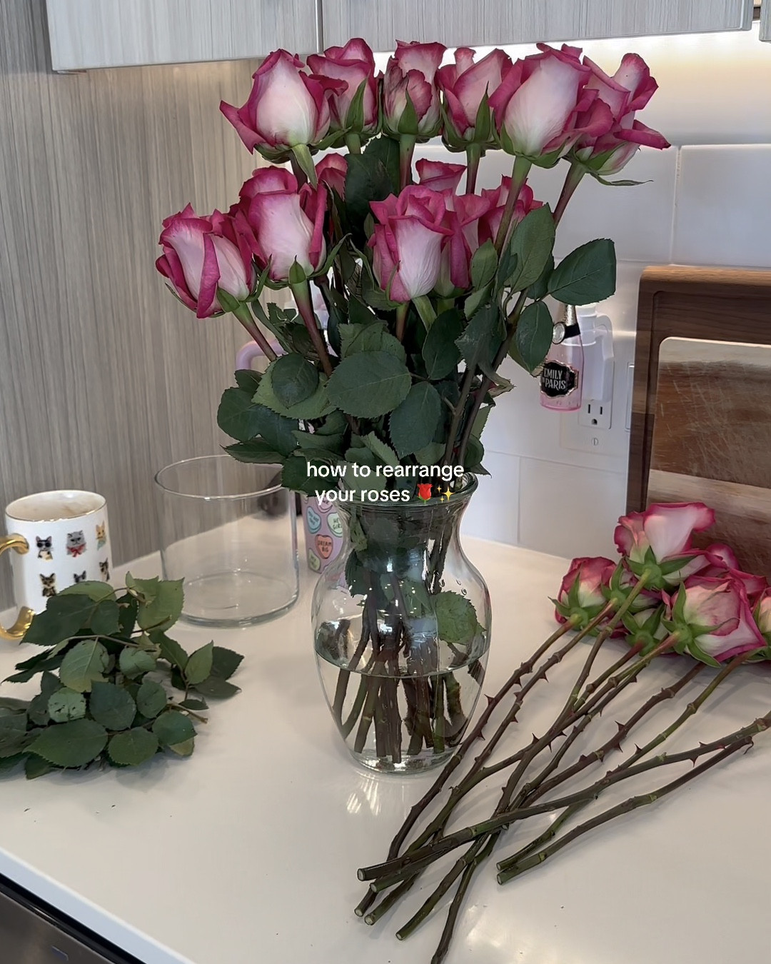 how to rearrange your roses 🌹✨💗

#LTKHome #LTKMostLoved #LTKSeasonal