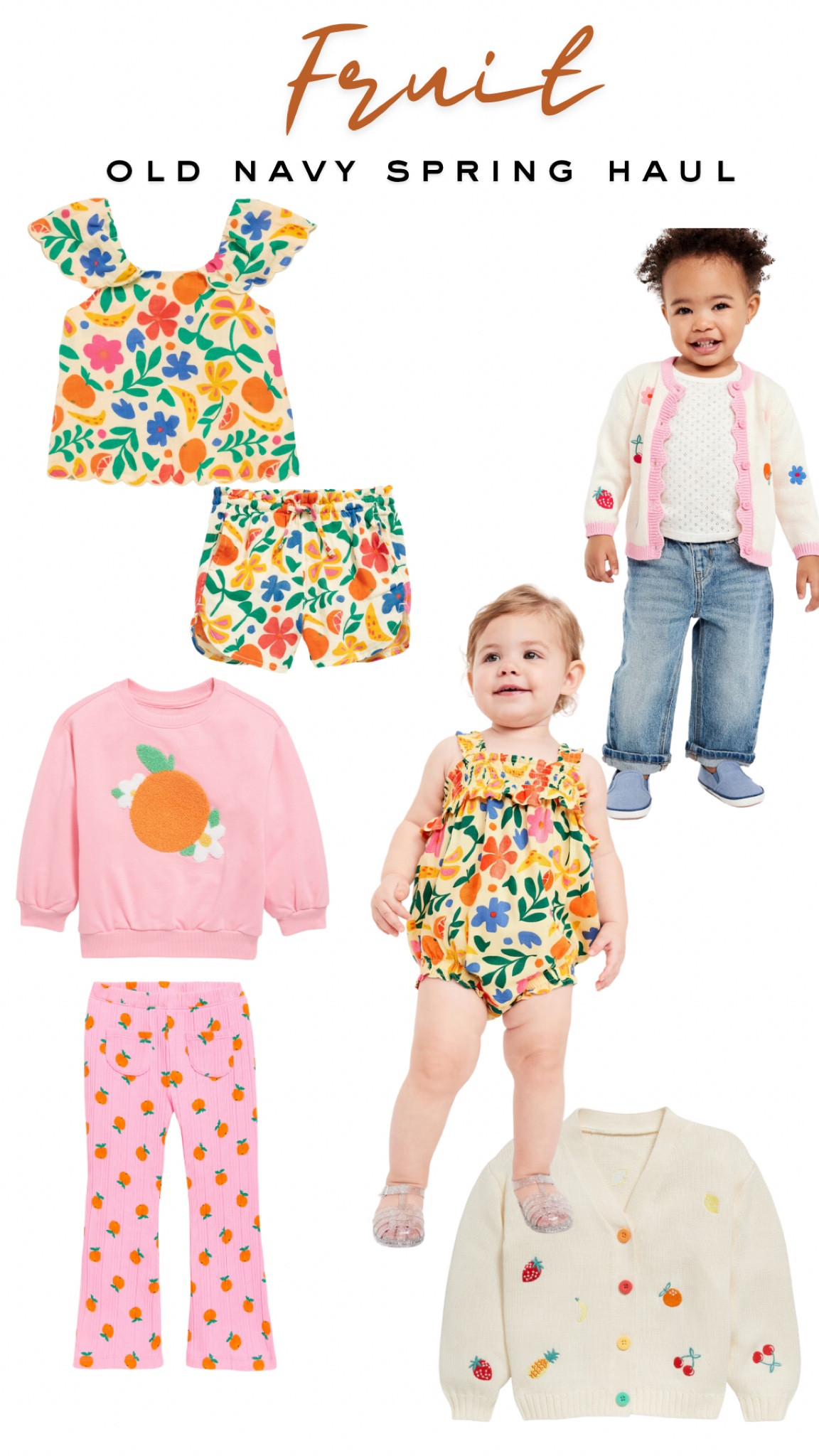 Spring Old navy haul - fruit themed! 

#LTKSeasonal #LTKKids #LTKBaby