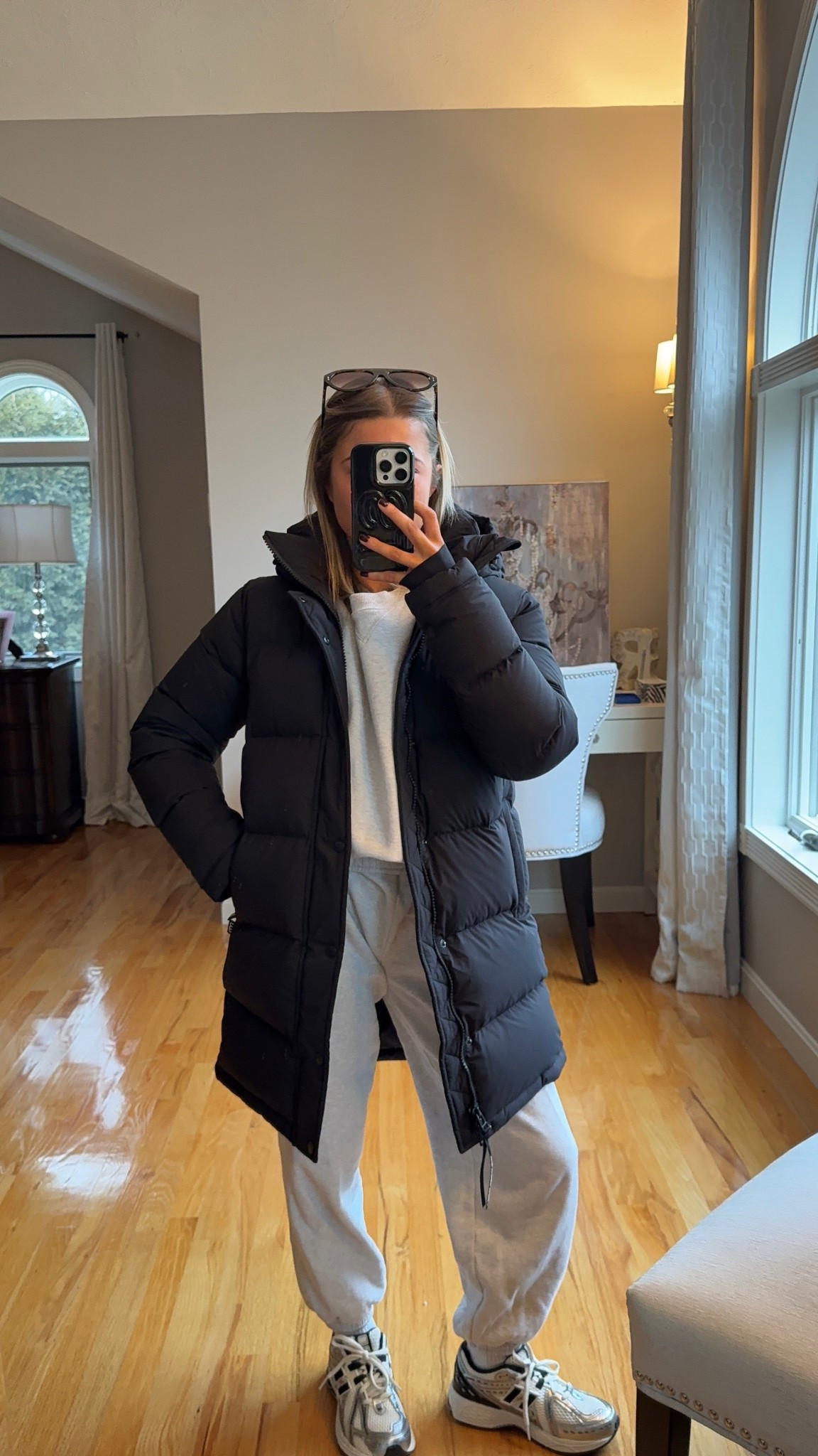 wearing a xs in sweatpants, small in crewneck and xxs in coat!

#LTKU #LTKootd #LTKSeasonal