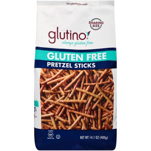 Glutino Gluten Free Pretzel Sticks, Delicious Everyday Snack, Lightly Salted, 14.1 Ounce - Walmar... | Walmart (US)