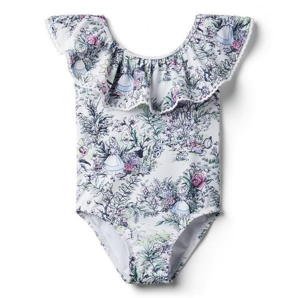 Disney Alice in Wonderland Floral Ruffle Swimsuit | Janie and Jack