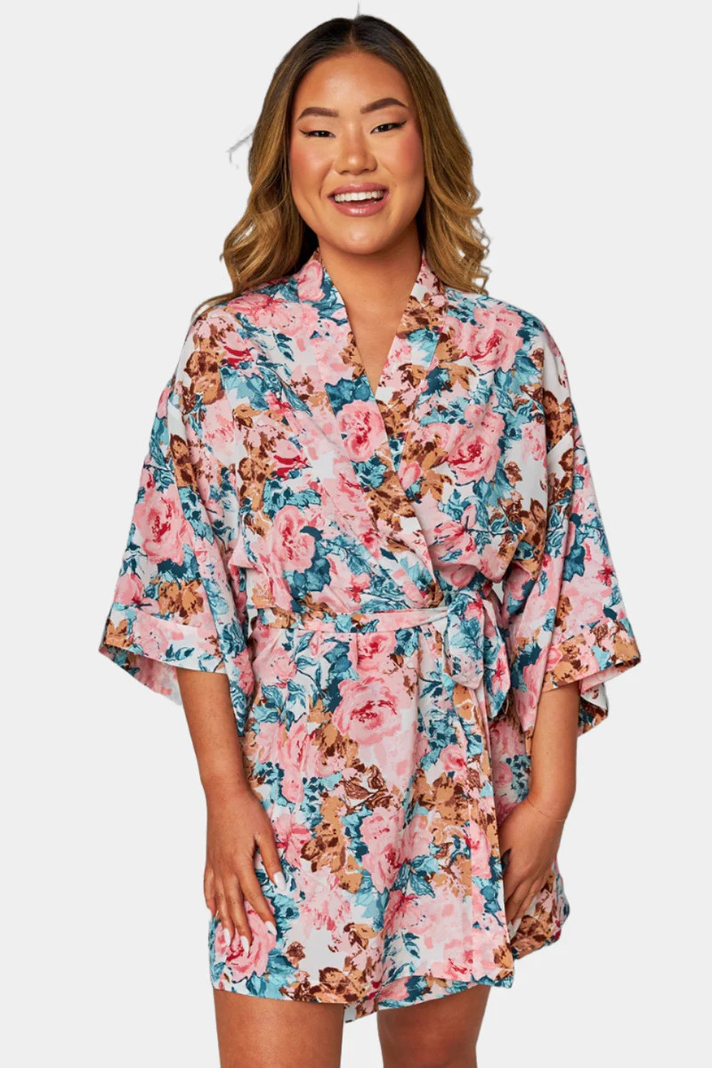 BuddyLove | Hadid Short Robe | Fleurish | BuddyLove
