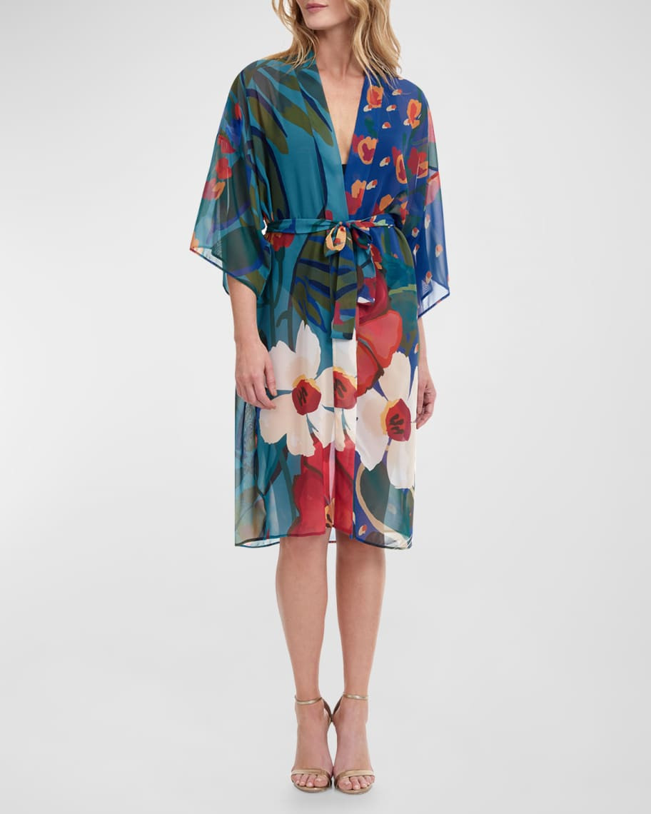 Gottex Botanical Garden Kimono Coverup | Neiman Marcus