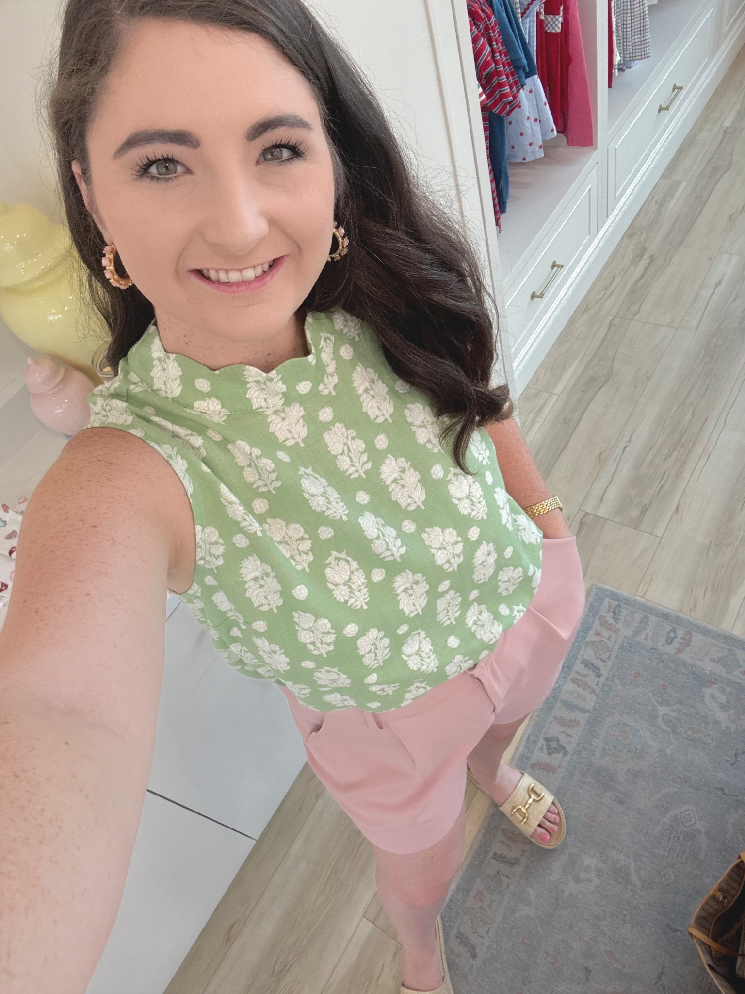 Accidentally paired this together and now I kind of love it! This is your sign to never underestimate what is already in your closet! Linking here!! 🩷💚

#LTKStyleTip #LTKSeasonal #LTKFindsUnder50