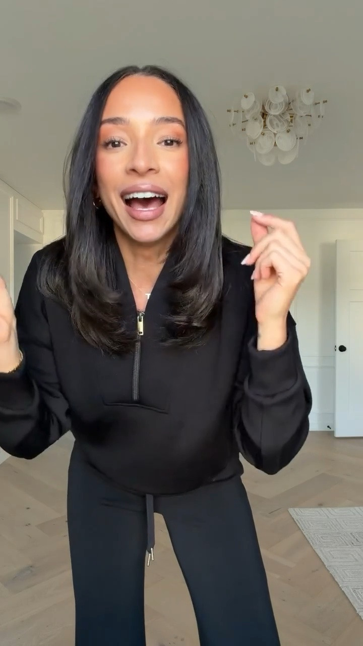 Use code NENAXSPANX for 15% OFF your first order! The most comfortable, lightweight and buttery soft material! Wearing size S half zip and size S tall wide leg pants 

work from home outfit, airport outfit, travel outfit, errands outfit, casual outfit, mom outfit, postpartum outfit, loungewear, matching set

#LTKmomlife #LTKTravel