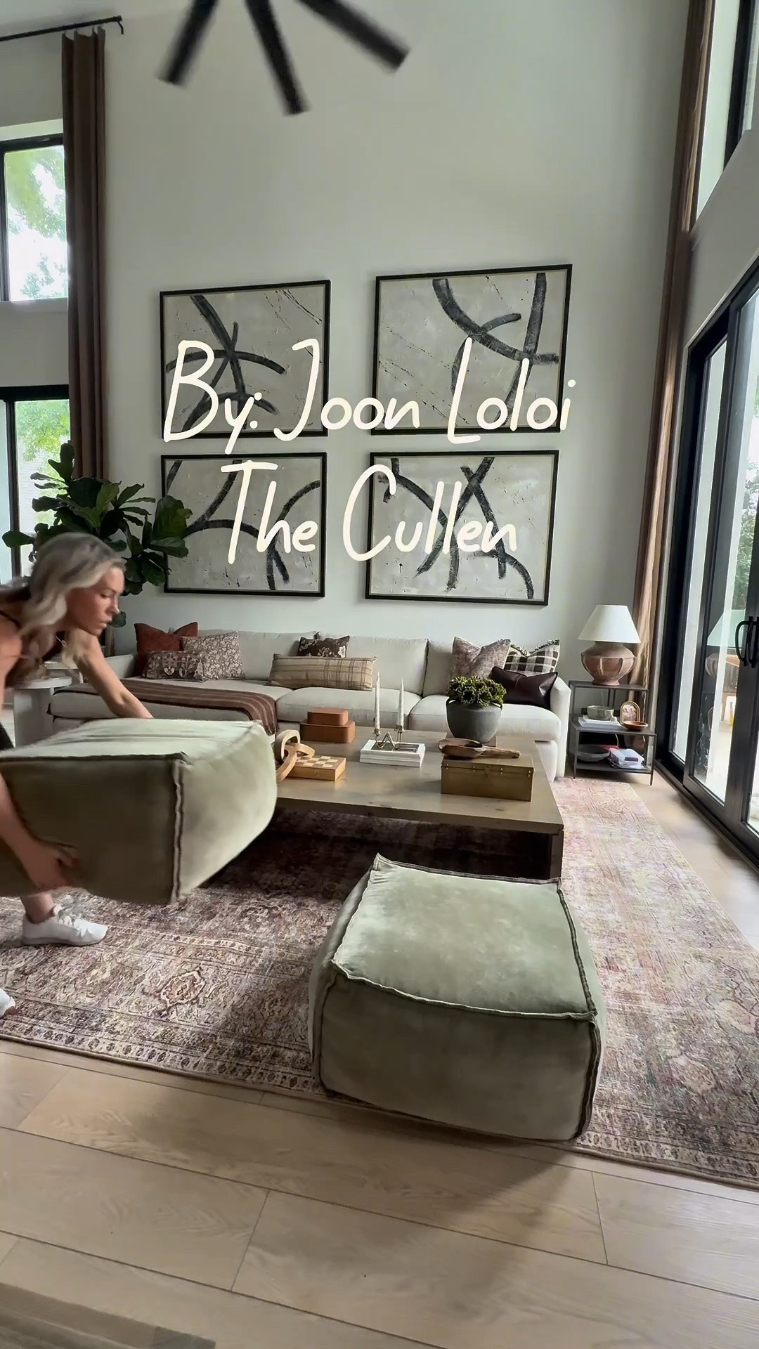 This beautiful cloud pile rug by Joon Loloi will make you want to cuddle on it all day like my puppy does. I have the Cullen in the color brick/lagoon. The size is 9’6x13’6” @Joon Loloi

#LTKU #LTKHome