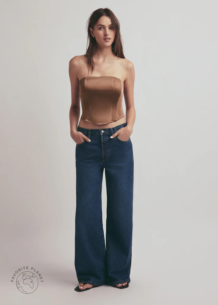 THE OLLIE LOW RISE ULTIMATE BAGGY WIDE LEG | Favorite Daughter