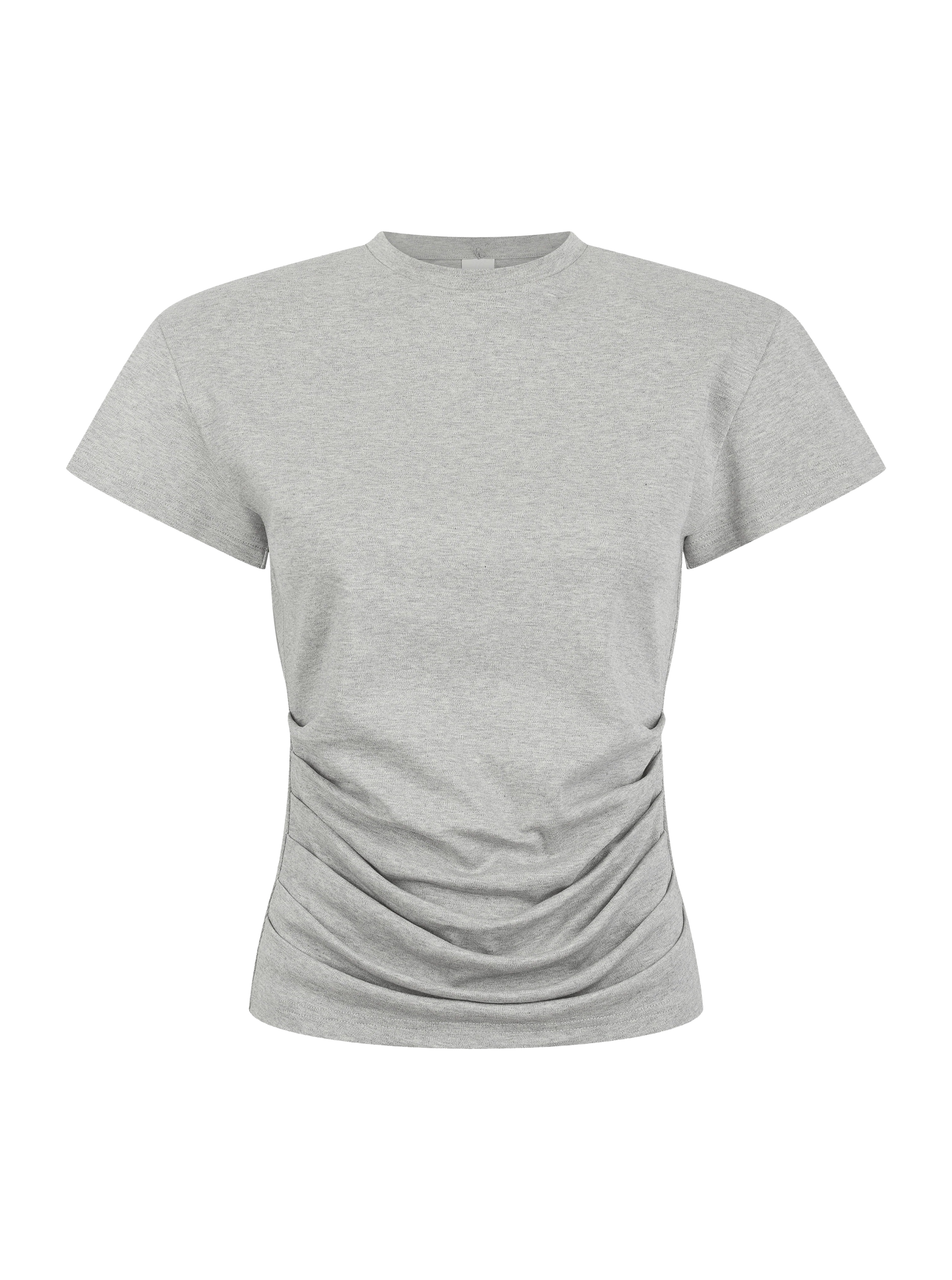 Sora Fitted Tee - Grey | Maebe