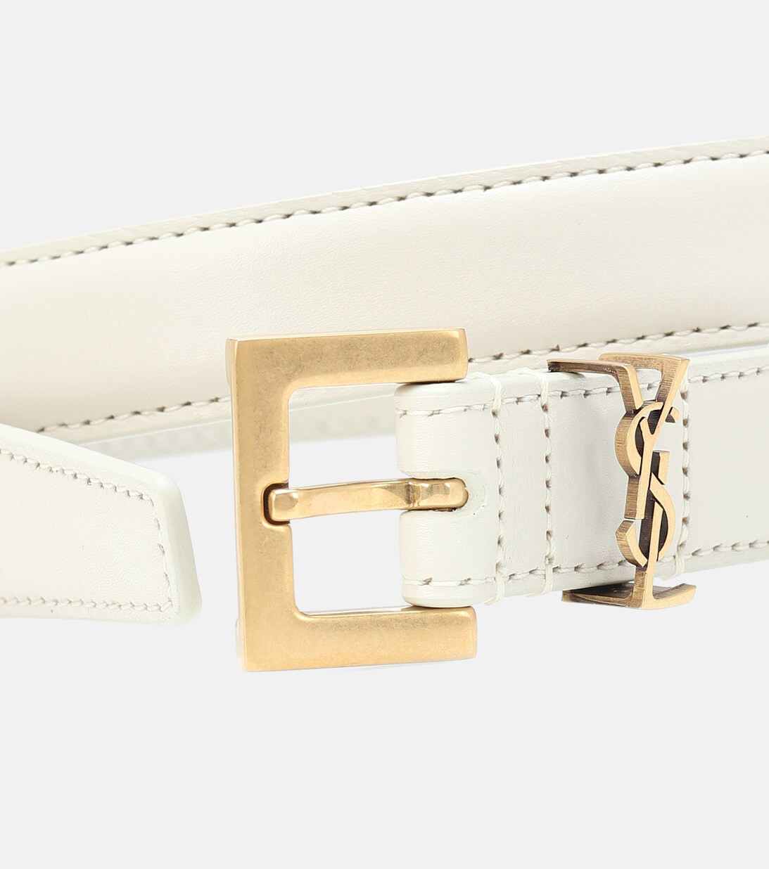 WomenDesignersSaint LaurentAccessoriesBeltsSaint LaurentMonogram leather belt | Mytheresa (US/CA)