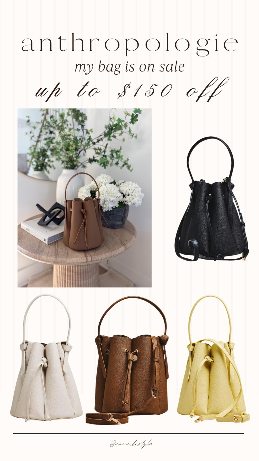 ANTHROPOLOGIE buy more, save more $50 off $150 / $100 off $300 / $150 off $500
bucket bug, spring bag, vacation must haves, annabrstyle 

 

#LTKSaleAlert