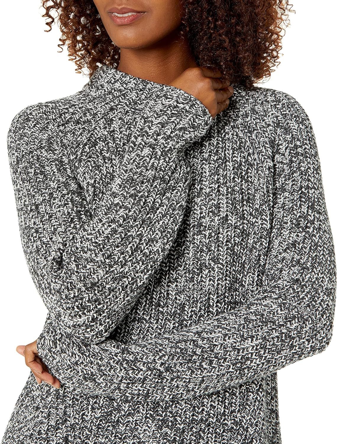 Amazon Brand - Goodthreads Women's Cotton Half-Cardigan Stitch Mock Neck Sweater | Amazon (CA)