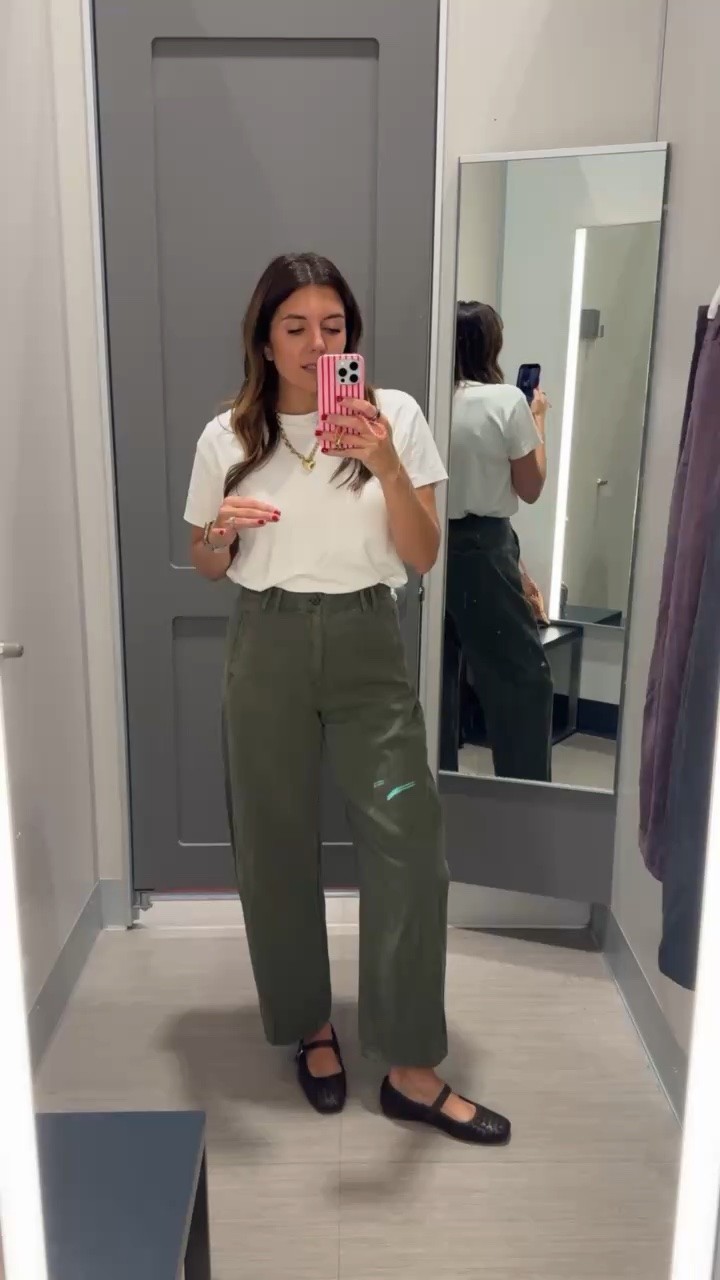 These are the pants!! $35 barrel pants for fall. I’m 5’7” in a size 4.

#LTKOver40 #LTKTall
